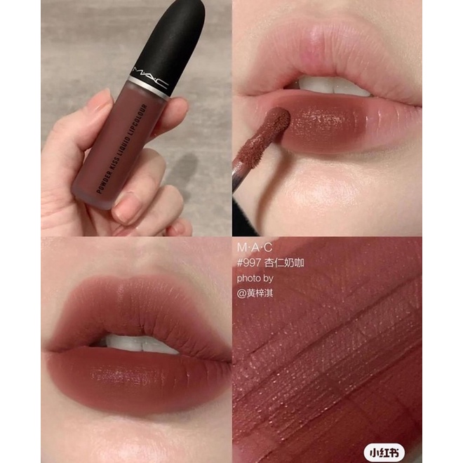 Son môi Mac “𝑶𝒗𝒆𝒓 𝒕𝒉𝒆 𝑻𝒂𝒖𝒑𝒆 “ 997 màu nâu tây xuất sắc thật sự, không hề bợt da xỉn da chút nào.