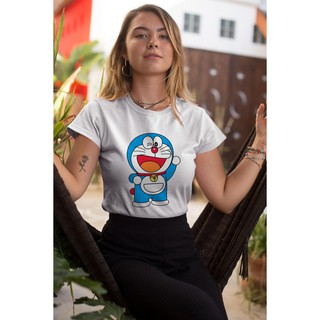 Áo thun Nữ in hình Doremon siêu cute -Cotton Thun - Phong Cách - Dẽ Thương - Cá Tính