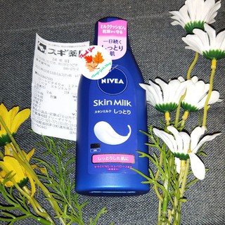 (cam kết chất lượng)Sữa dưỡng thể Nivea skin milk nội địa Nhật 200ml
