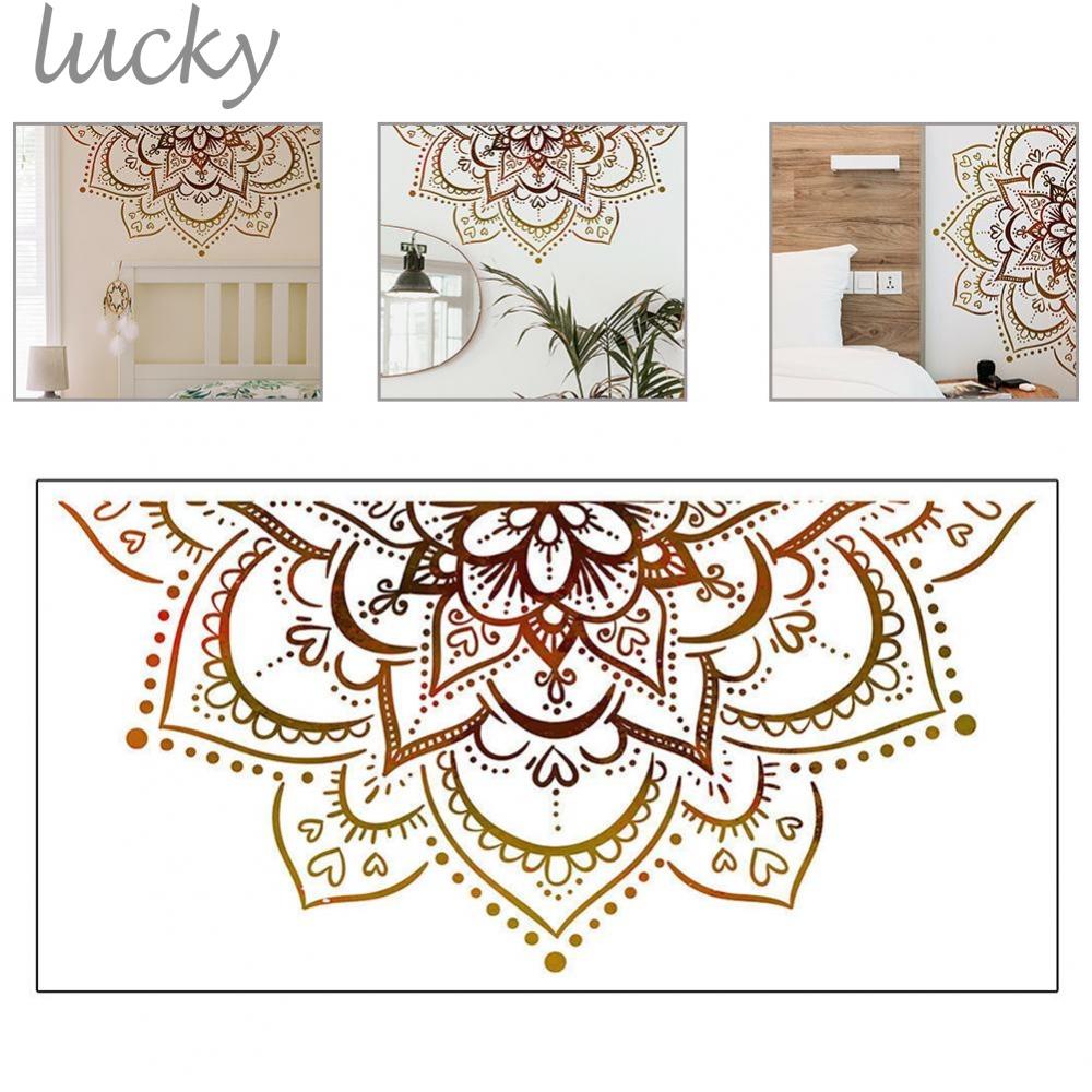 Lucky~Lotus Flower Wall Sticker Boho Wall Decar Mandala Wall Decals Yoga Studio Decals#lucky888