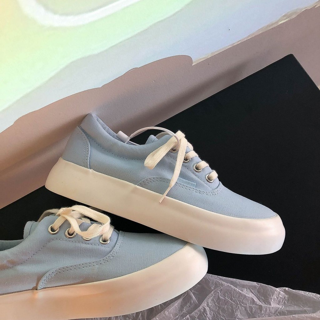 Giày Ulzzang đế độn 3cm phong cách Ulzzang