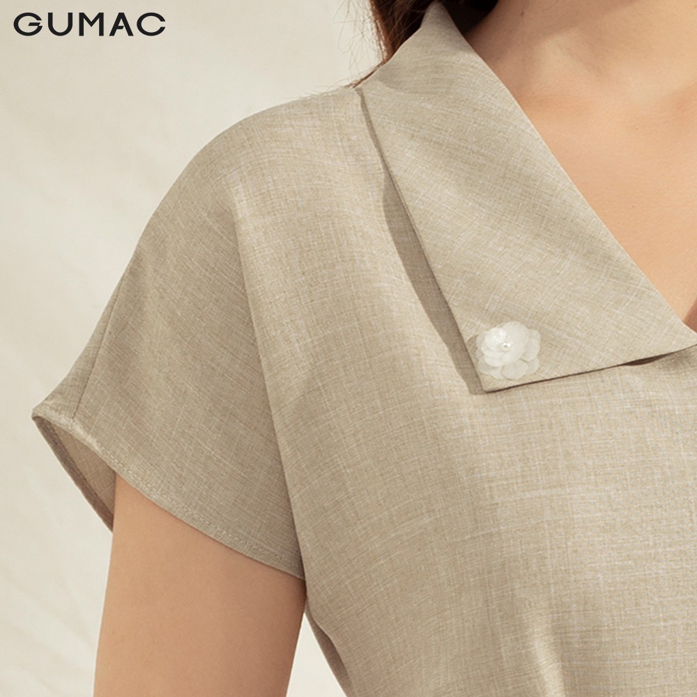 Đầm cổ lật ly mở DA1102 GUMAC | BigBuy360 - bigbuy360.vn