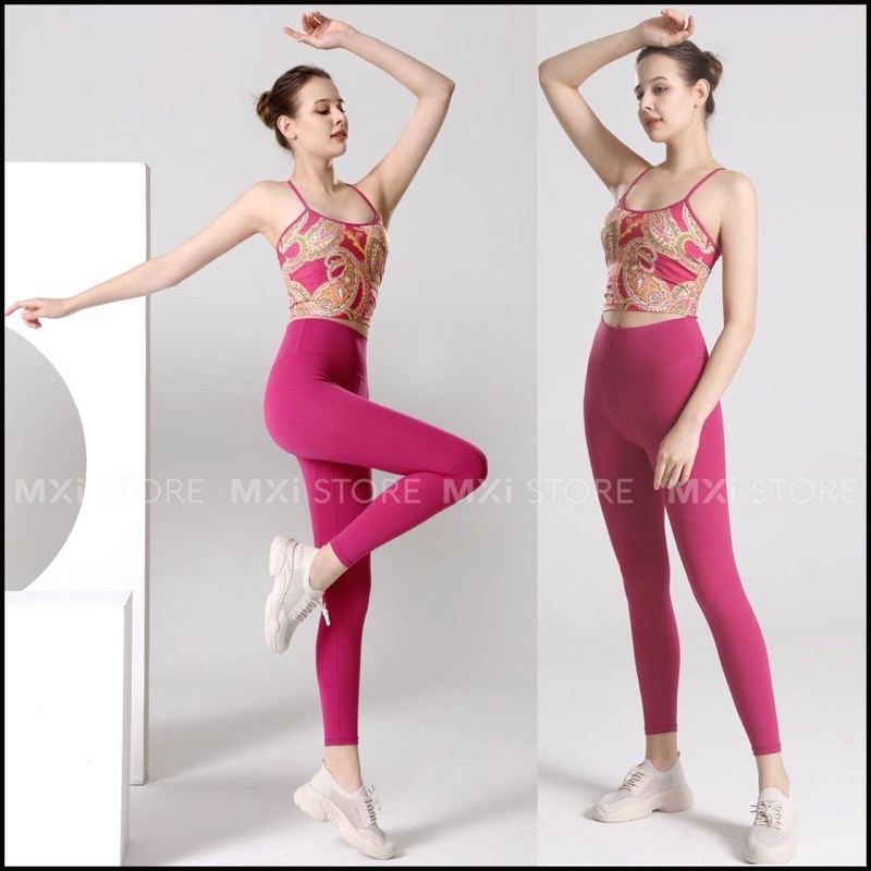 ĐỒ TẬP YOGA_GYM SET HOẠ TIẾT