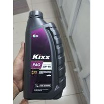 [ NEW ] Nhớt xe đua cao cấp tổng hợp 100% Kixx PAO A3/B4 5w40 [ 1L ]