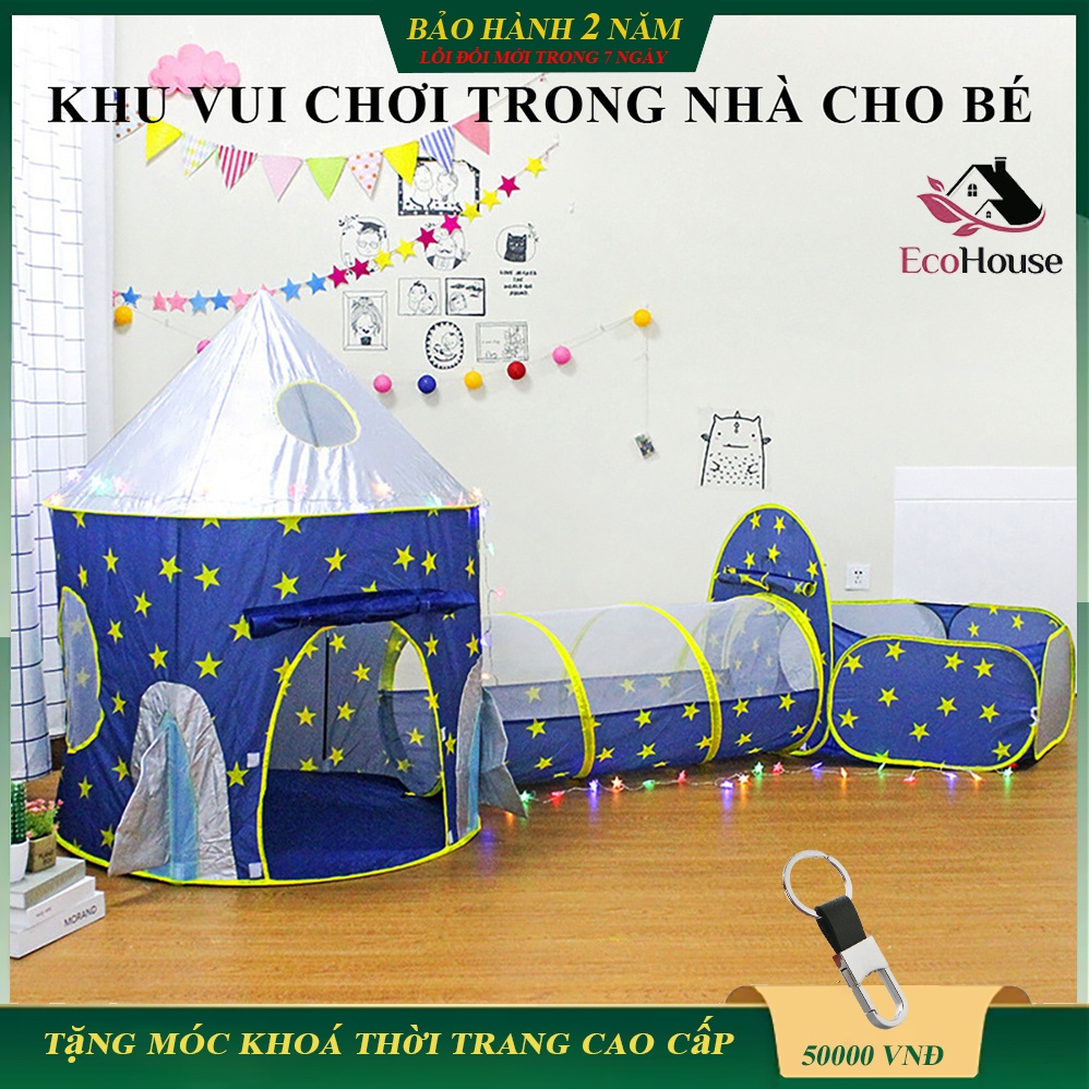 Nhà bóng cho bé tự bung tự gấp gọn sản phẩm thiết kế như một khu vui chơi thu nhỏ trong gia đình cho bé