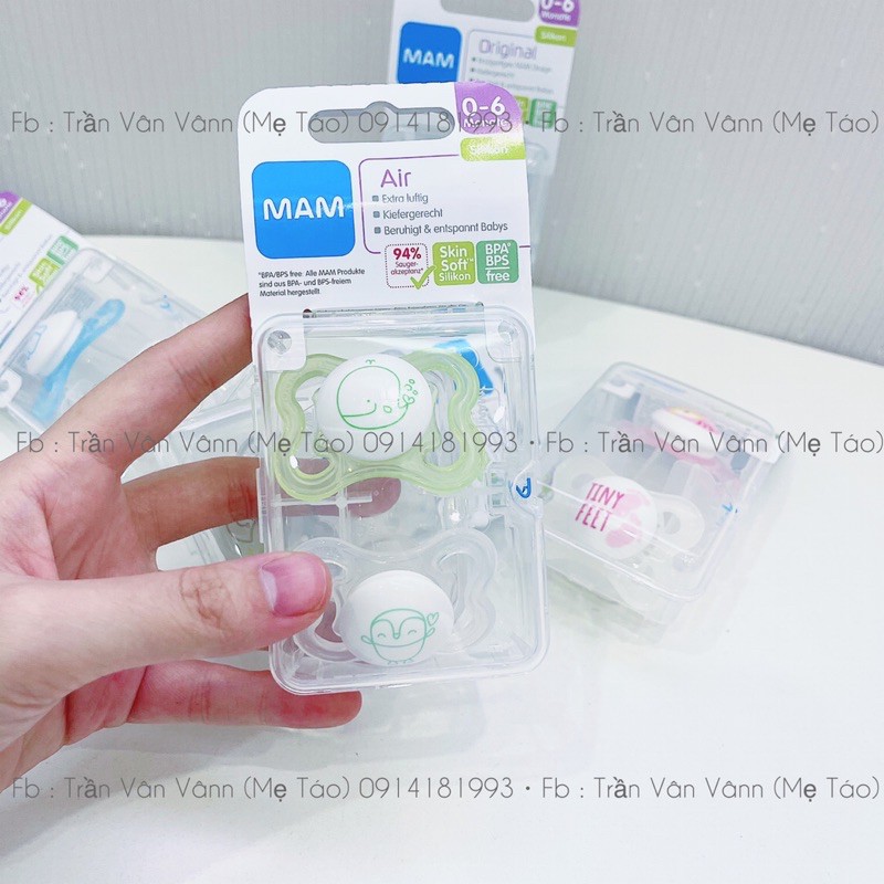 Ti giả MAM air Đức ( Set 2 ti giả )