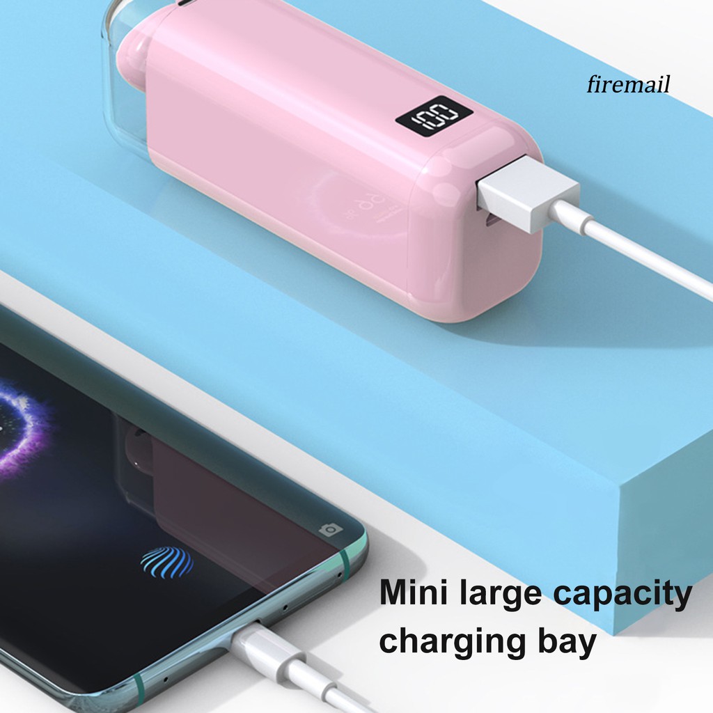 Tai Nghe Bluetooth Màu Trơn Kèm Hộp Sạc