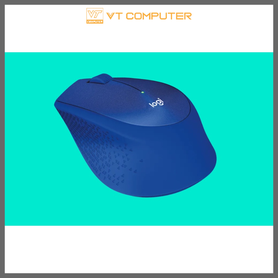 Chuột Không Dây Logitech M331 / Wireless 2.4Ghz / Xanh Đen / Bảo Hành 24 Tháng