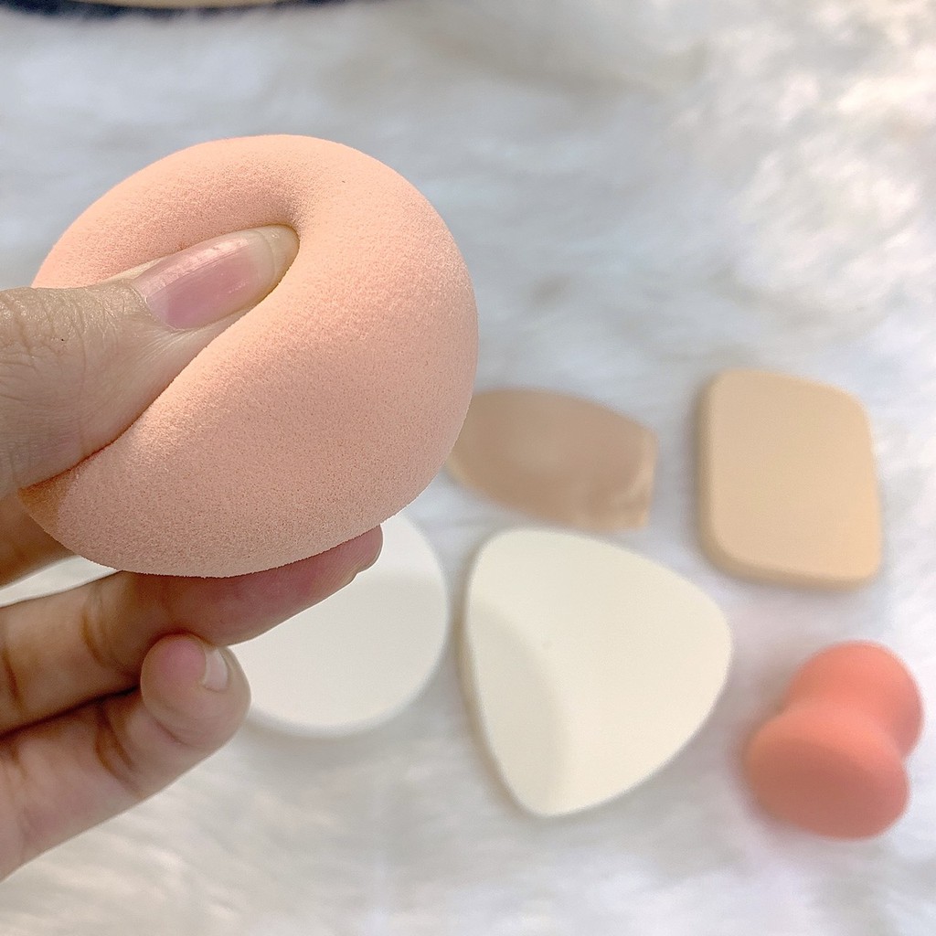 Bông phấn keli túi 6 miếng trang điểm KB | BigBuy360 - bigbuy360.vn