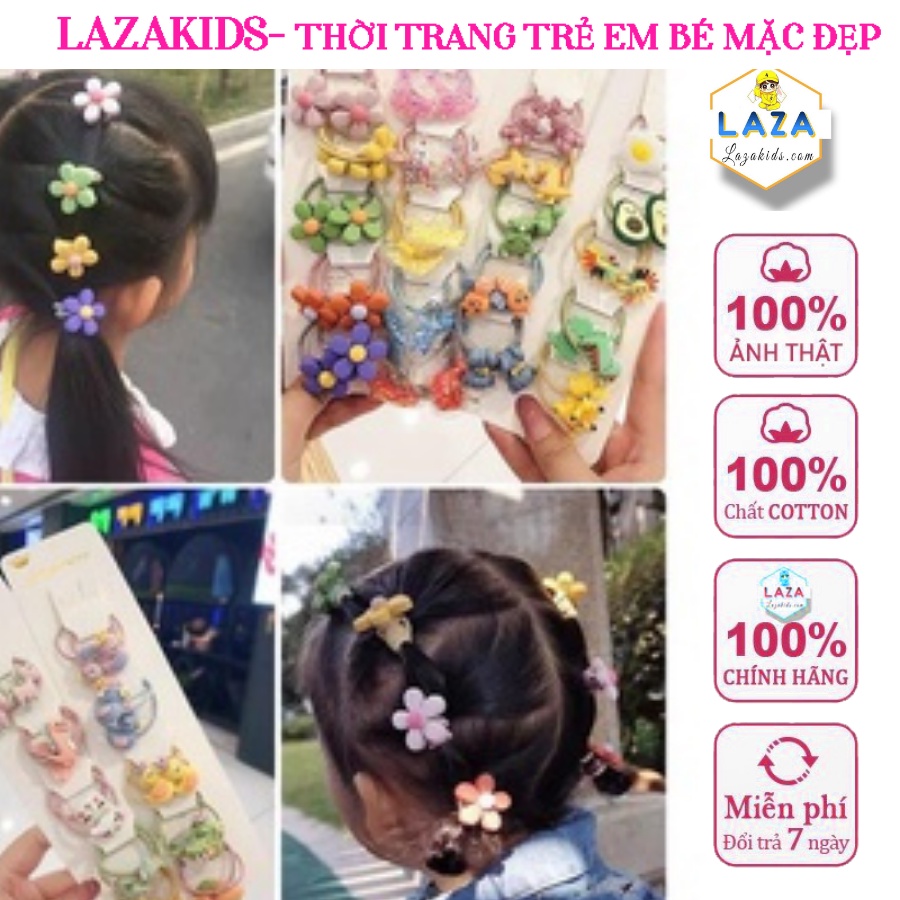 Cột tóc cực xinh xắn đáng yêu với nhiều lựa chọn cho bé gái dễ thương