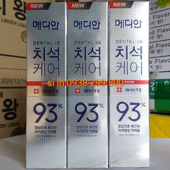 Kem đánh răng Hàn Quốc trắng răng MEDIAN DENTAL IQ 93% 120g
