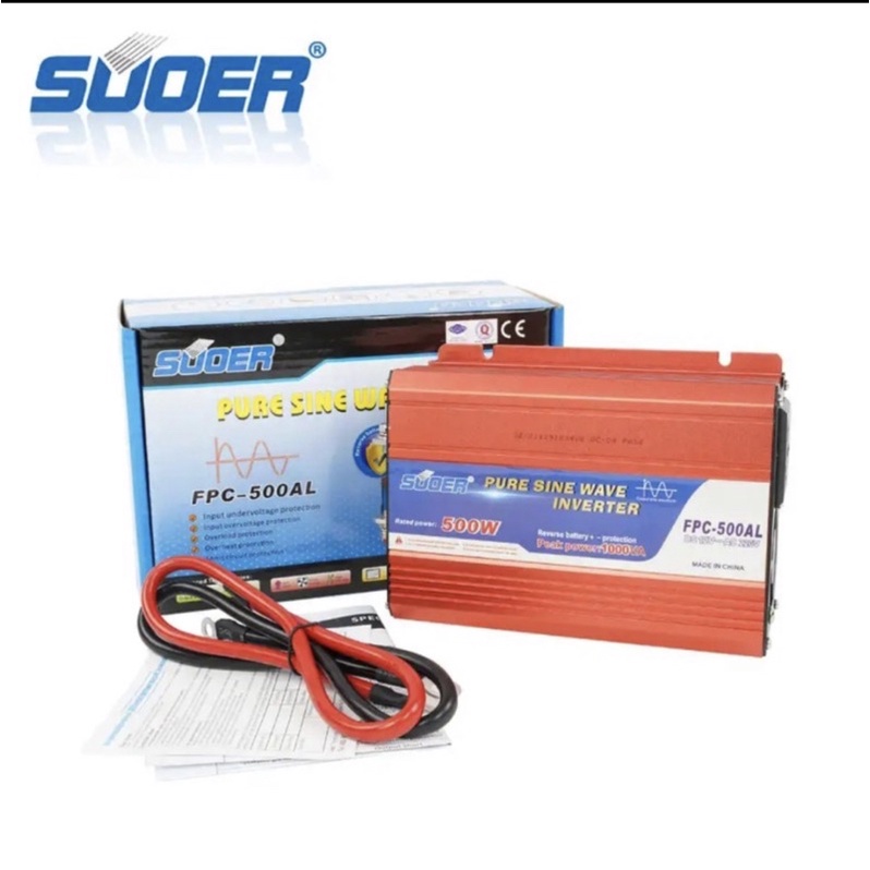 Bộ kích điện 12VDC sang 220VAC sin chuẩn 500W FPC-500AL - HÀNG CHÍNH HÃNG