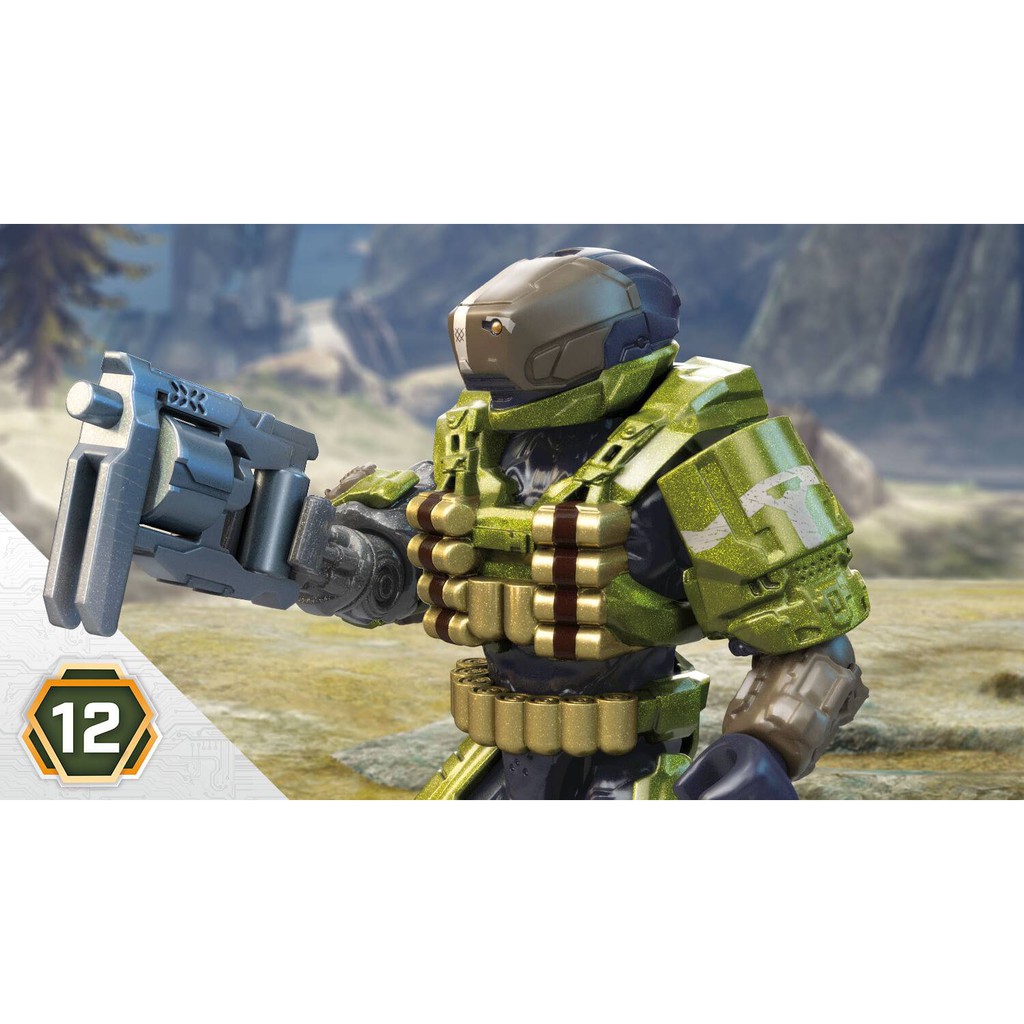 Mega Construx Halo Infinite Spartan Gungnir Minifigure - Bộ xếp hình Mega Construx