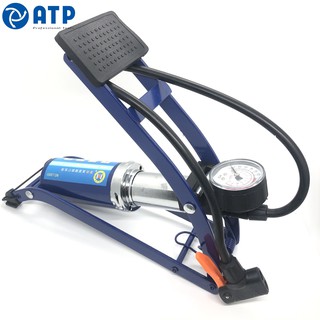 Bơm xe máy - bơm ô tô đạp chân đa năng c-mart l0001 cao cấp