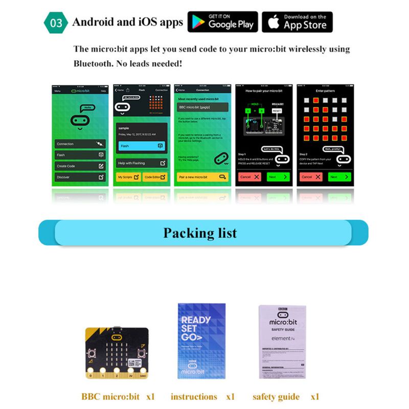 Bảng mạch lập trình đồ họa microbit tự làm dành cho người mới bắt đầu