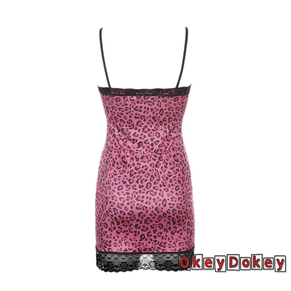 Đầm không tay dáng ôm Cổ Chữ v In Họa Tiết Quả cherry Phối Ren Quyến Rũ Dễ Thương Cho Nữ