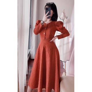 Váy cam tây hàng thiết kế cao cấp