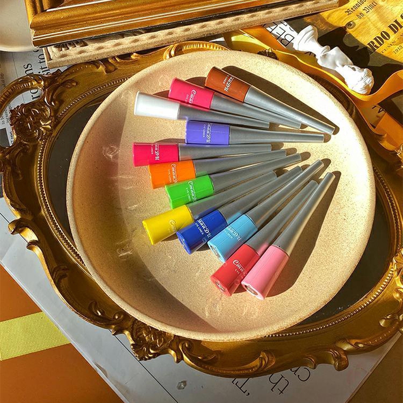 Bút kẻ mắt dạng lỏng kháng nước màu neon sắc lì cho nữ