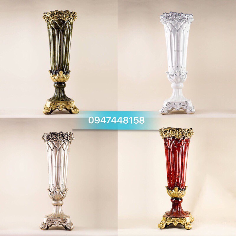 Bình hoa composite dáng ly chân đôn  cao 92cm