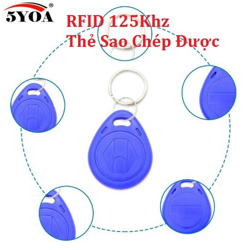 Thẻ RFID IC 125Khz T5577-02 Thẻ Móc Khóa (Ghi Và Xóa)