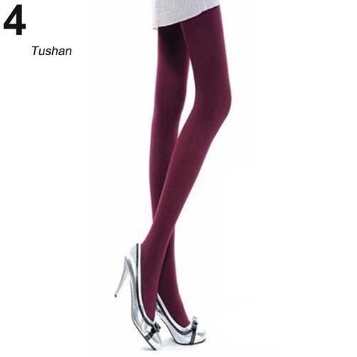 TUSH Women Fashion Pure Color 120D Opaque Footed Tights Sexy Pantyhose Stockings Socks | BigBuy360 - bigbuy360.vn