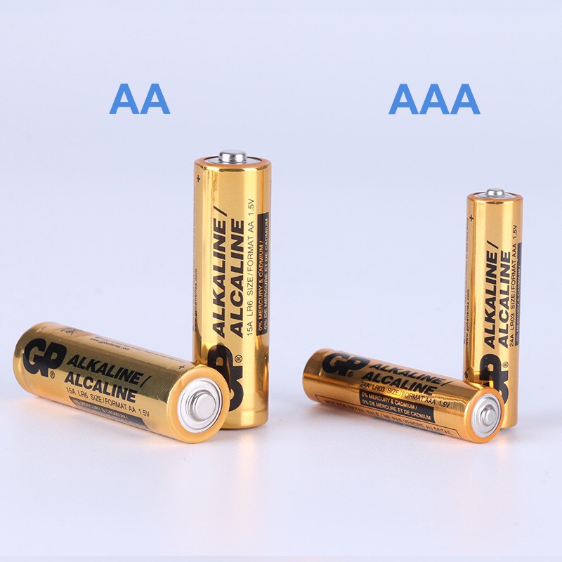 Vỉ 2 viên pin AAA LR03 GP 24A 1.5V Alkaline dùng cho bàn phím Logitech