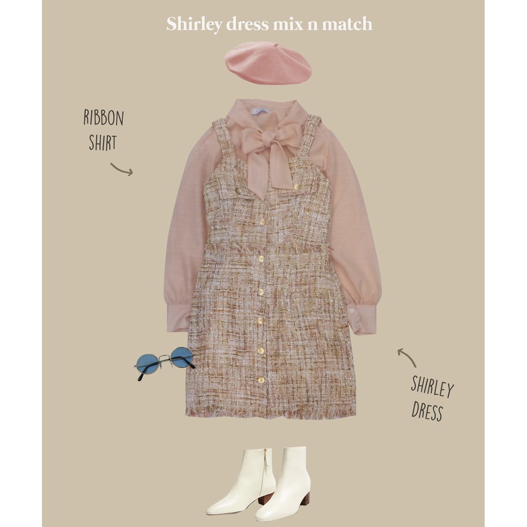 BLEUBIRD Váy tweed SHIRLEY DRESS | BigBuy360 - bigbuy360.vn