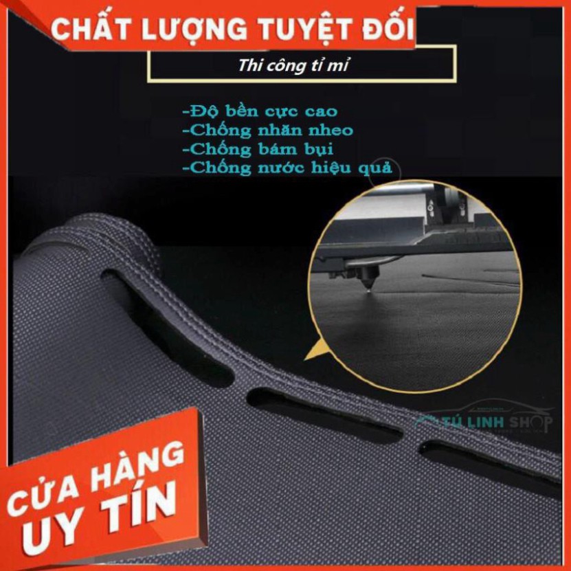 Thảm Taplo Xe KIA CERATO, FORTE, K3 Da Carbon 3 Lớp Hoặc Nhung Lông Cừu Hàng Loại 1 -FREE SHIP