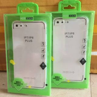 Ốp lưng dẻo K&T Desing cho IPhone 7 Plus/ 8 Plus Trong suốt ( Full hộp )