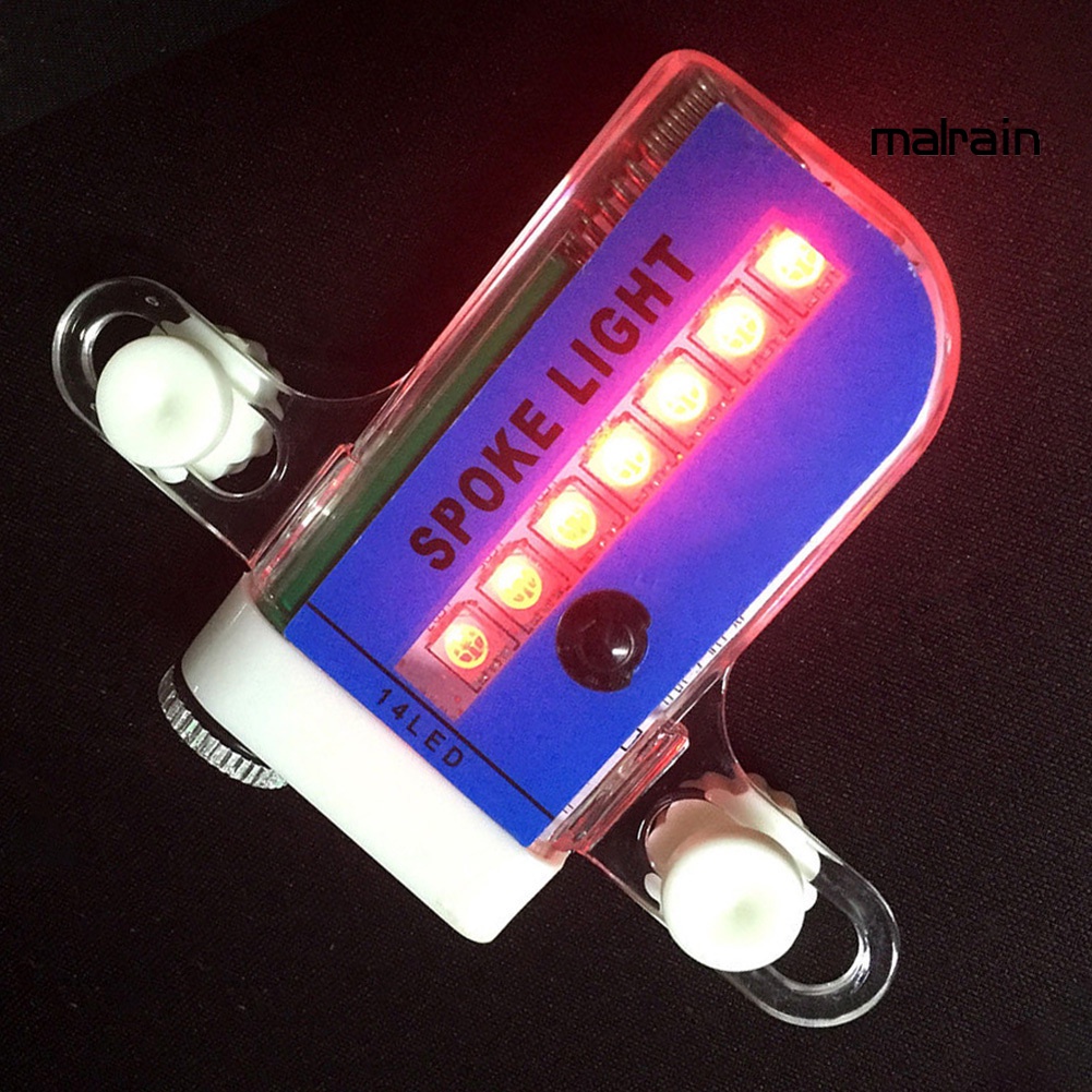 Đèn LED Phát Sáng Gắn Vành Bánh Xe Đạp Chống Thấm Nước Chuyên Dùng