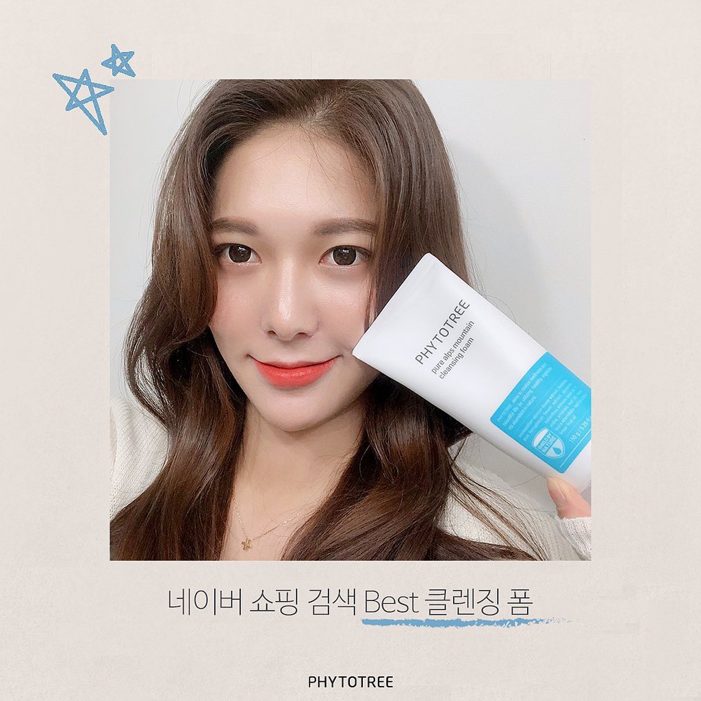 [HÀNG CHÍNH HÃNG] Sữa Rửa Mặt kháng viêm Phytotree PURE ALPS MOUNTAIN CLEANSING FOAM 150g | BigBuy360 - bigbuy360.vn