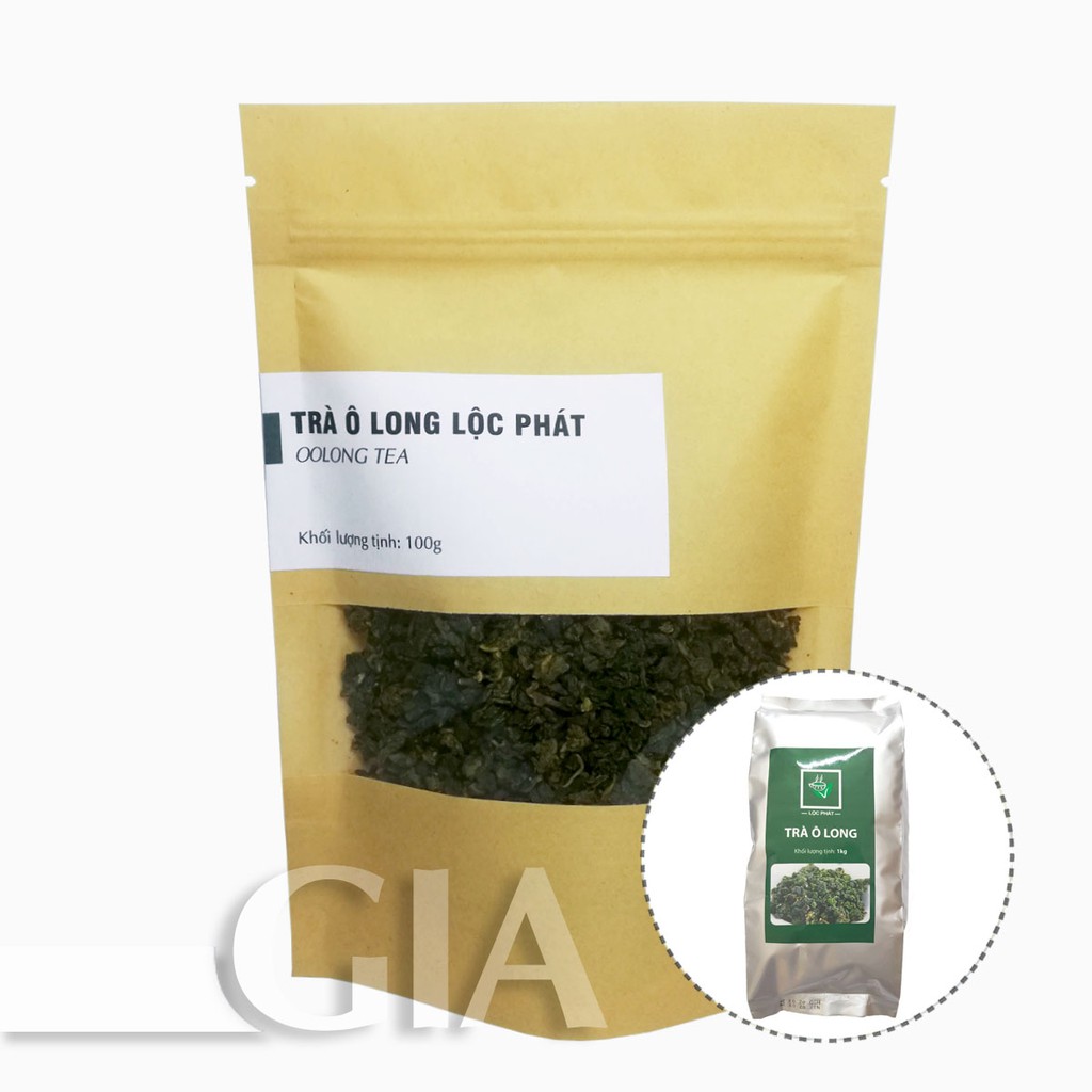 Trà ô long (oolong tea) Lộc Phát 100g