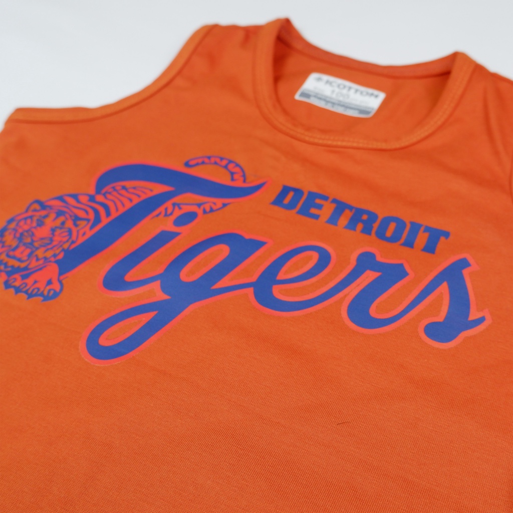 Bộ sát nách bóng chày bé trai Icotton đội Detroit tigers BT133