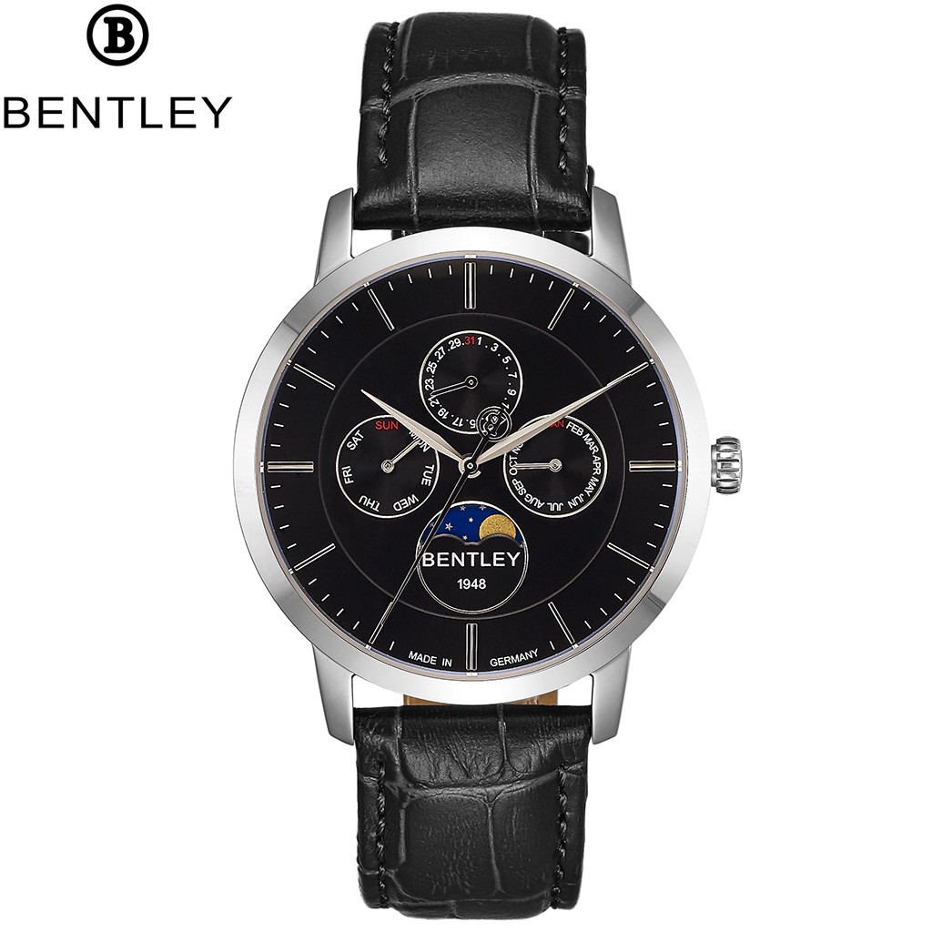 Đồng hồ nam dây da Bentley BL1806 BL1806-20 BL1806-20MWBB