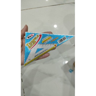 Thước eke WinQ No.5-6 (vỉ 2 cây)