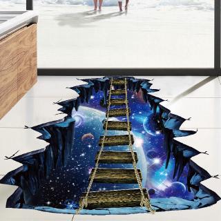 Decal Dán Tường Hình Cây Cầu 3d