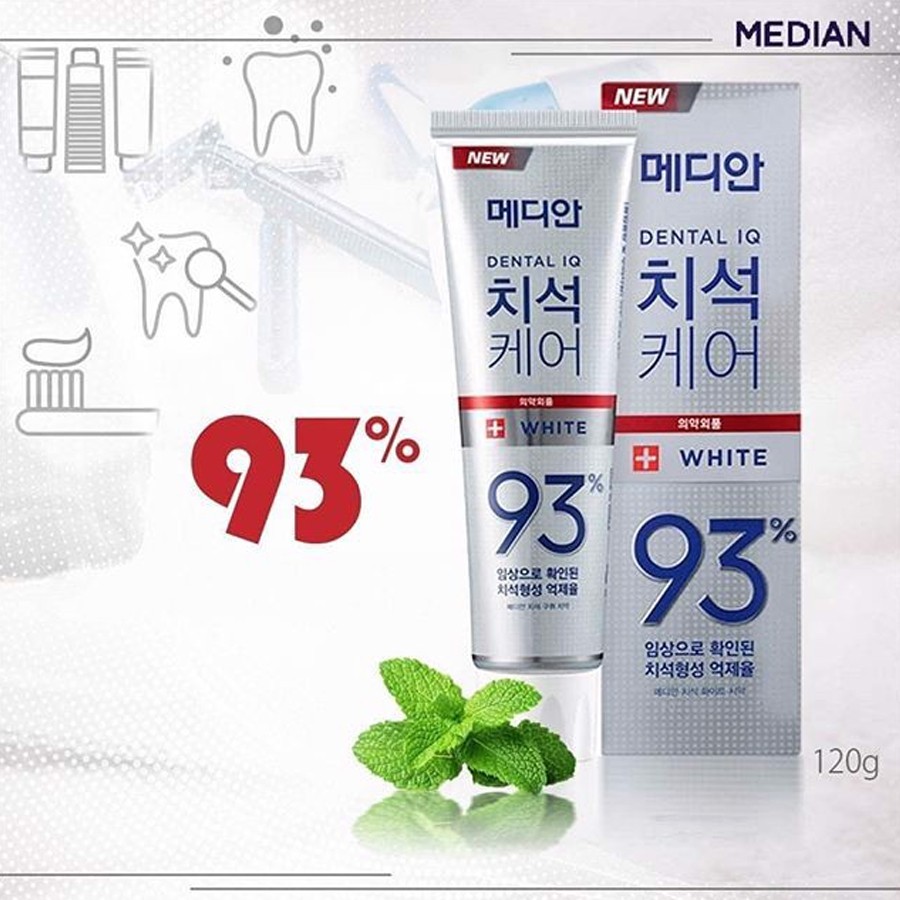 Kem đánh răng Median Dental IQ 93% Hàn Quốc