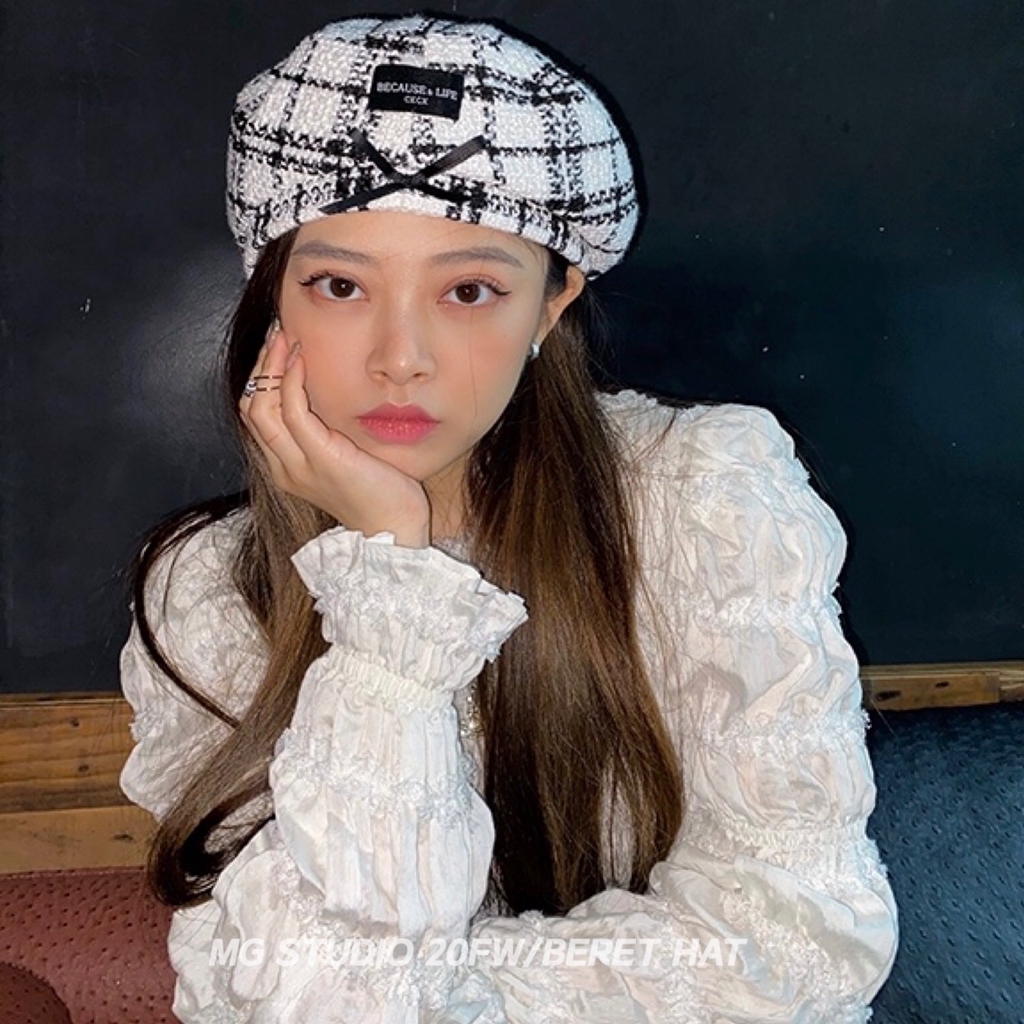 Mũ Beret Thiết Kế Thanh Lịch Thời Trang Mùa Thu Đông Dành Cho Nữ