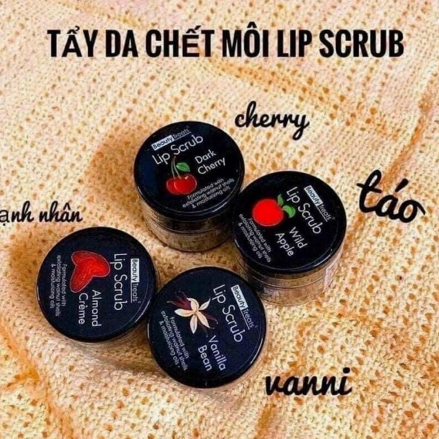 Son Tẩy Tế Bào Chết Môi Beauty Treats Lip Scrub 10g