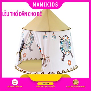 Lều vải cho bé, Lều công chúa cho bé gái, bé trai mẫu thổ dân cao cấp