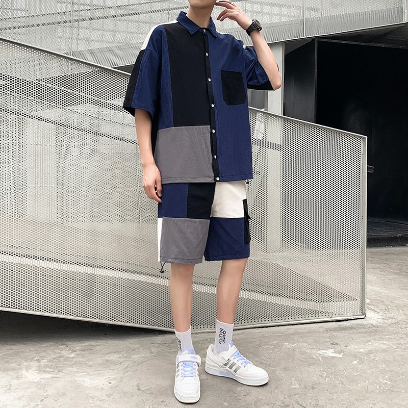 (A32) Set rời áo sơ mi quần sooc mix màu size S đến 2XL (kèm ảnh thật ở cuối)