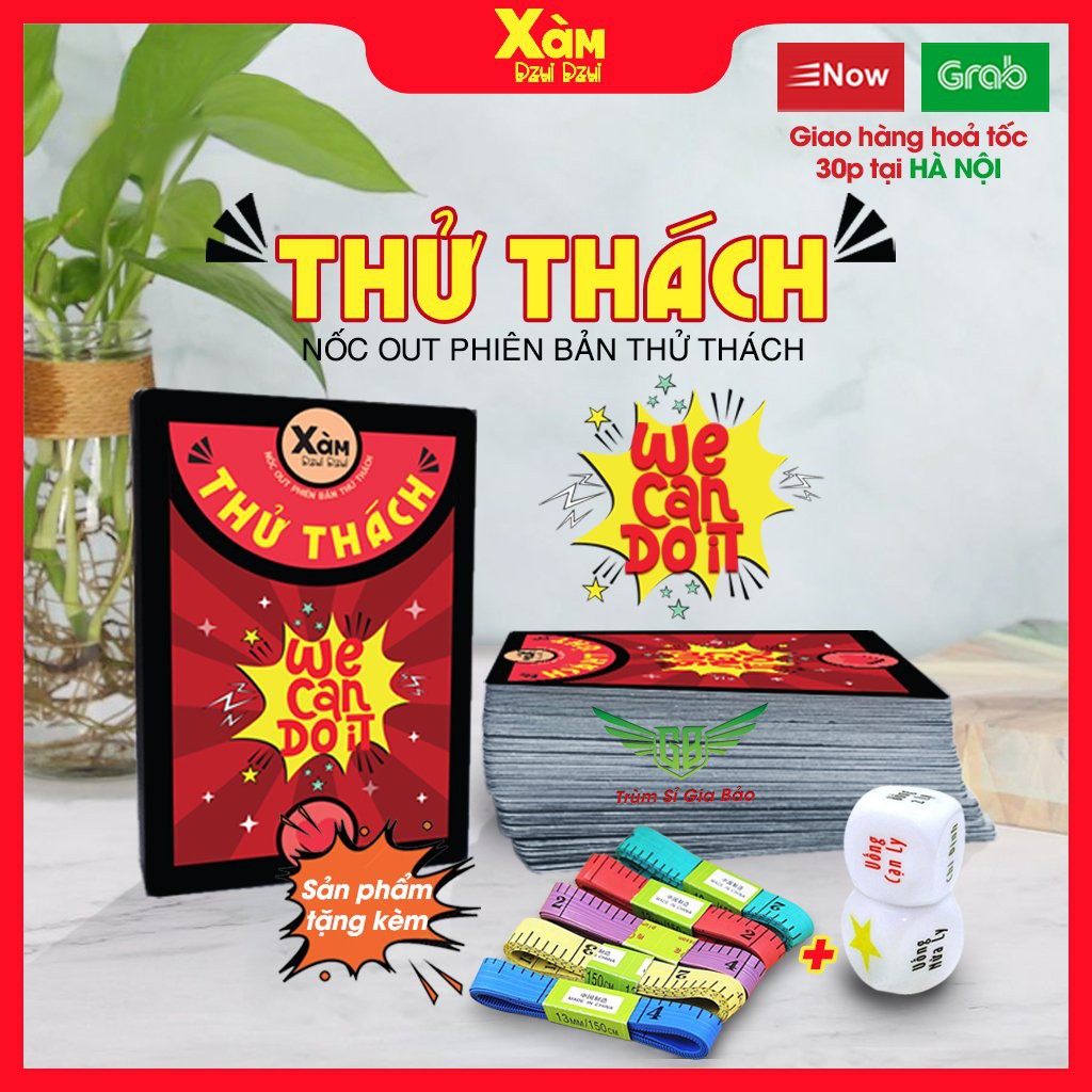 Bộ bài thử thách 60 lá board game bản đặc biệt , bài drinking game dành cho team chuếnh choáng thích nốc out