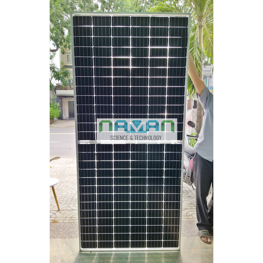 [SOLAR] VinaSolar 445W Tấm Pin 2 mặt kính 156 Cell (Hàng chất lượng thi công các dự án lớn)