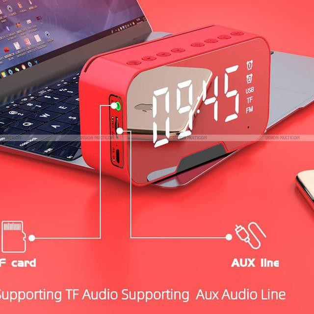 Bộ Loa Bluetooth Hifi Màn Hình Led 3d Tích Hợp Đồng Hồ Báo Thức Sony G5
