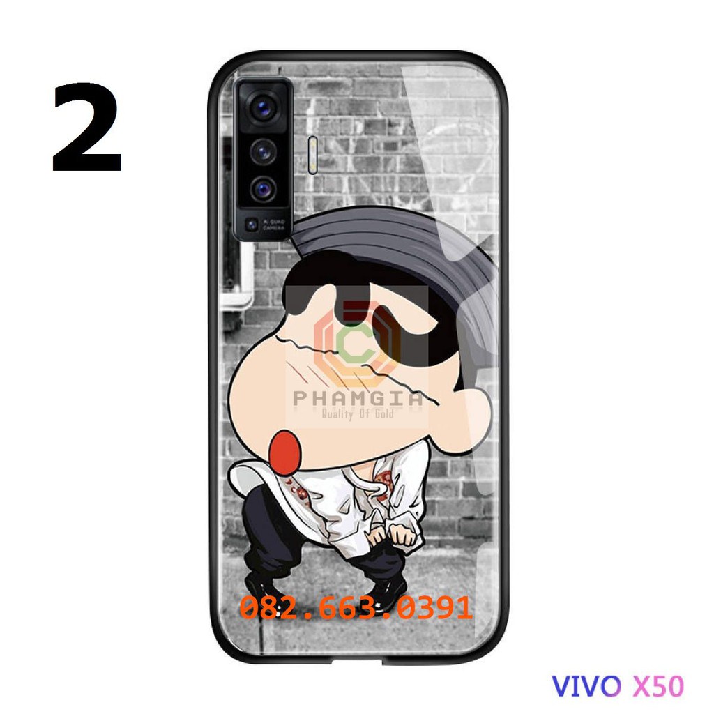 Ốp lưng Vivo X50 dẻo in hình Shin siêu quậy