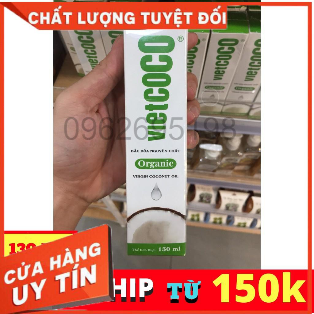 ( CHAI XỊT ) DẦU DỪA 100%  NGUYÊN CHẤT VIETCOCO 130ML