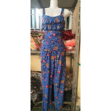 Bộ áo dây thắt ngực quần dài thun gân tầm ý