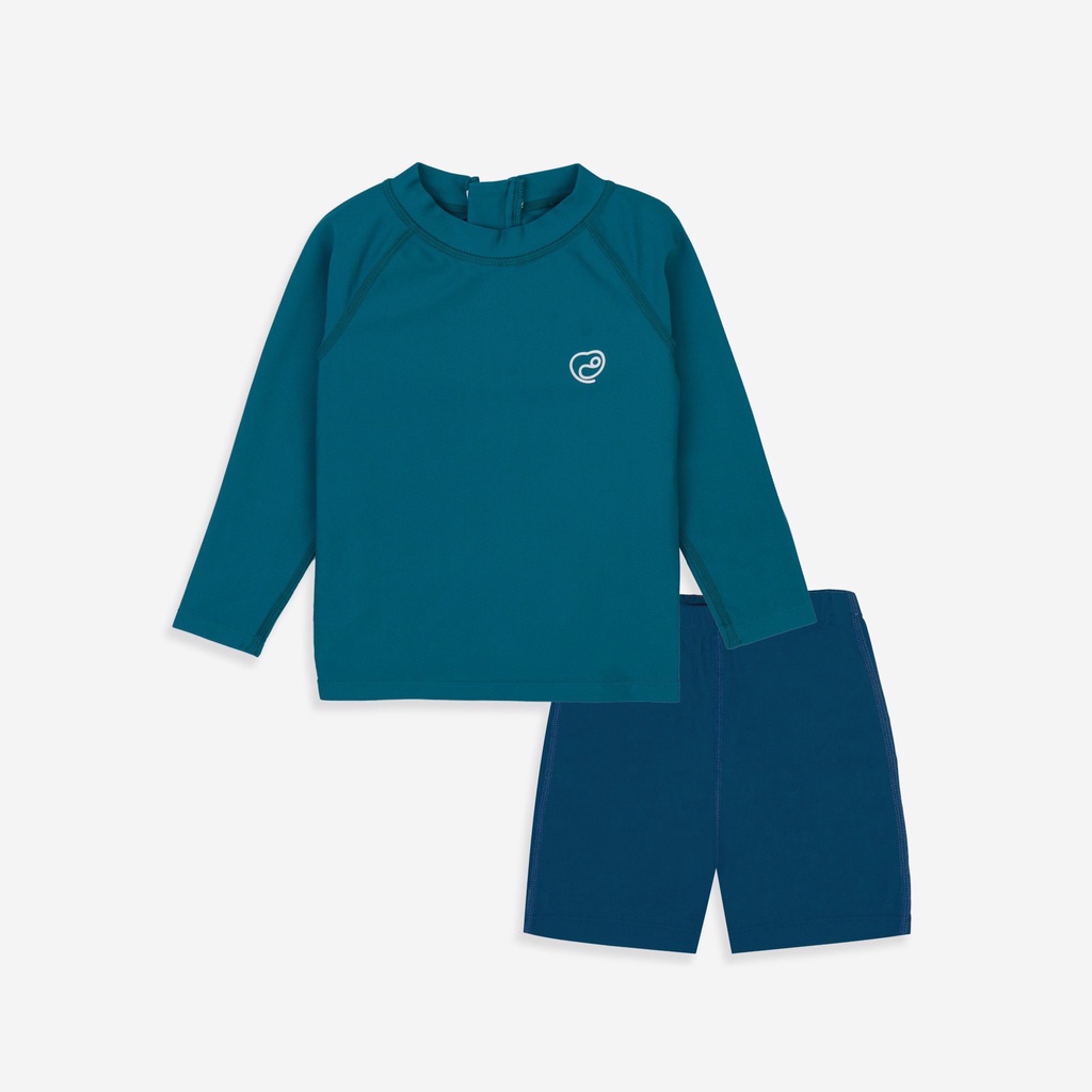 [Bu Baby] Bộ bơi rời dài tay quần đùi cho bé trai bé gái - BU Aqua BSM171301