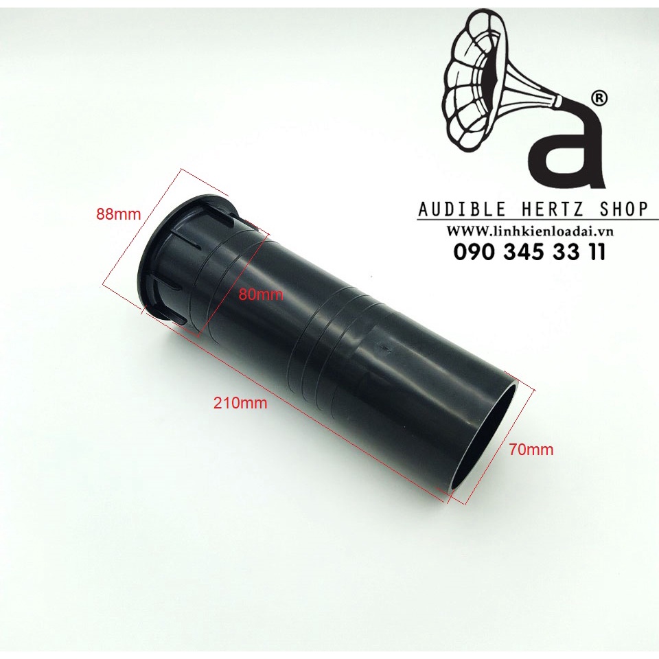 Ống thông hơi loa, đường kính 34mm, 38mm, 45mm, 55mm, 60mm, 70mm, 80mm