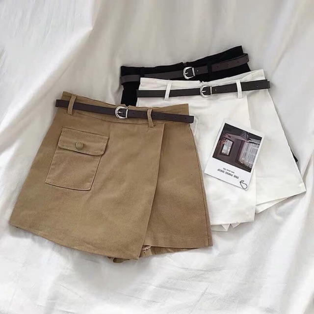 QUẦN GIẢ VÁY KAKI